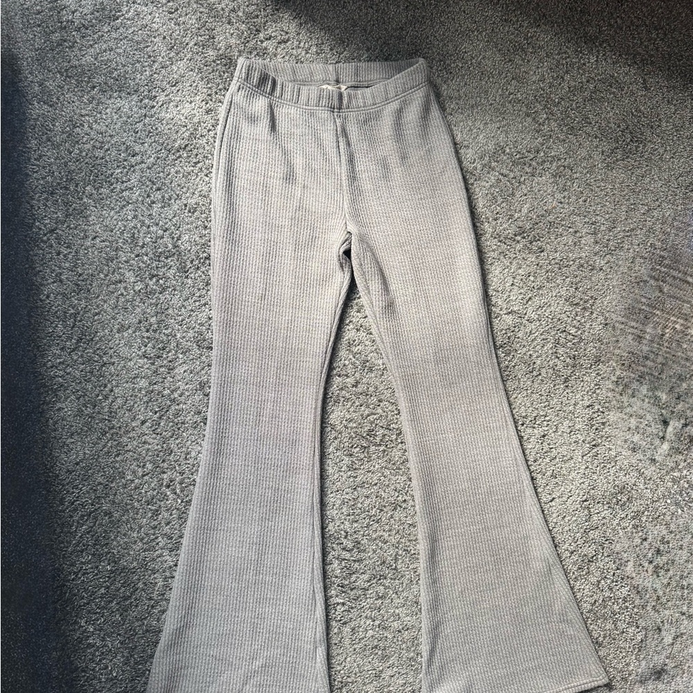 American Eagle Outfitters Gray Flare Pants